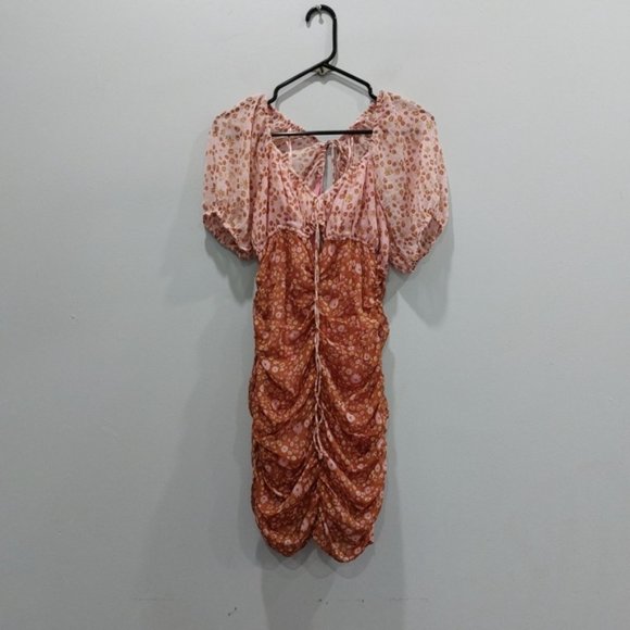 Free People Tessa Dress Primrose Combo Small - Picture 2 of 9